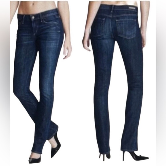 Citizens of Humanity Ava Low Rise Straight Jeans Womens 29 Blue Stretch - Picture 1 of 9